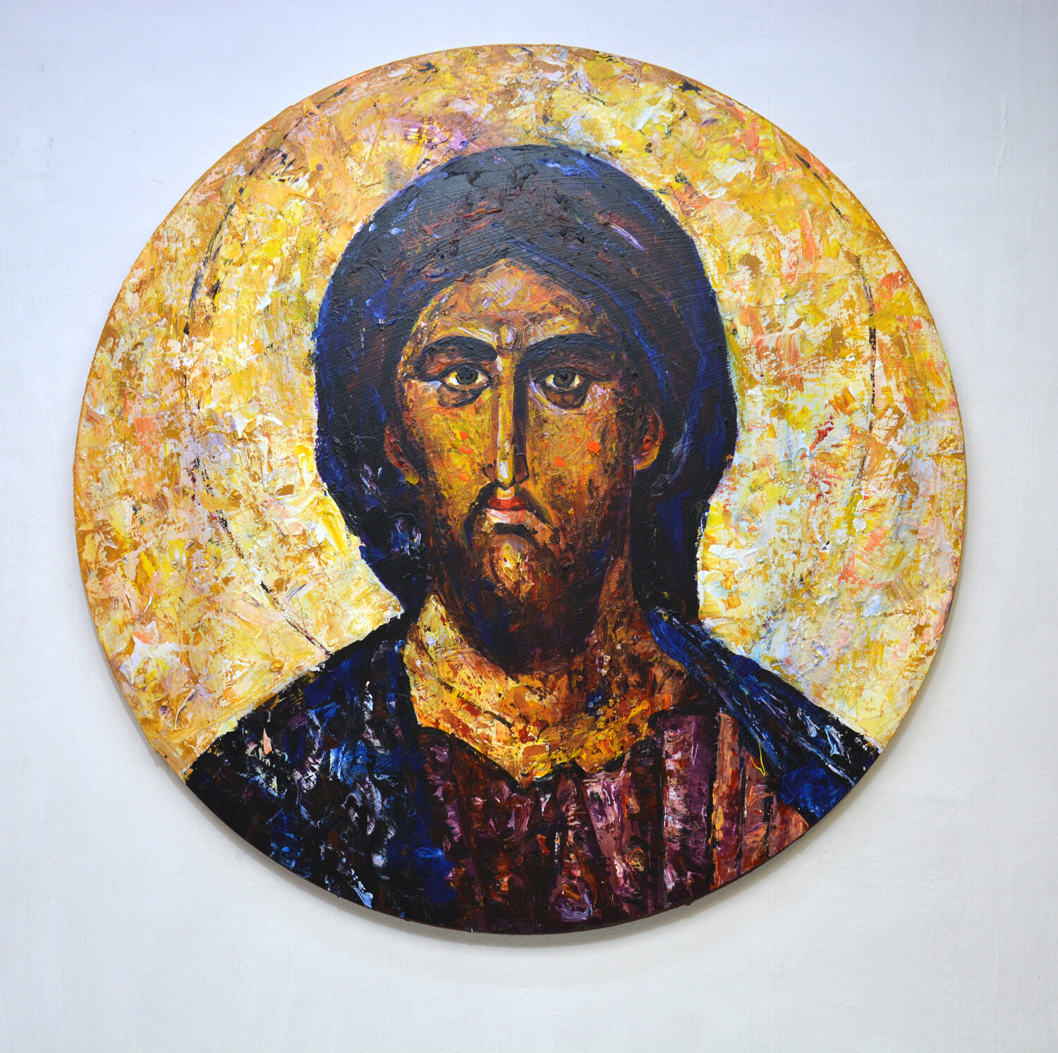 Jesus Christ 9 Iryna Kastsova Original painting for sale