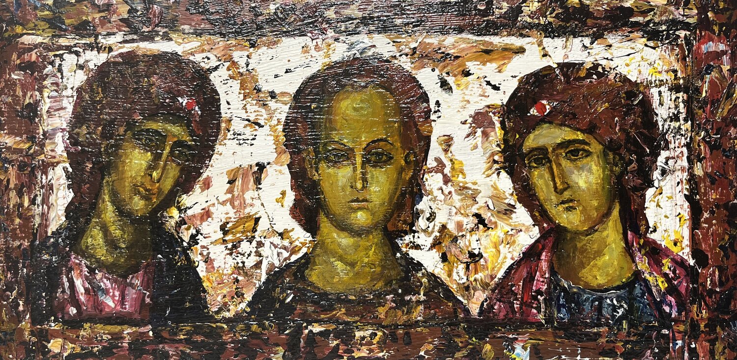 Trinity 3 Iryna Kastsova Original painting for sale
