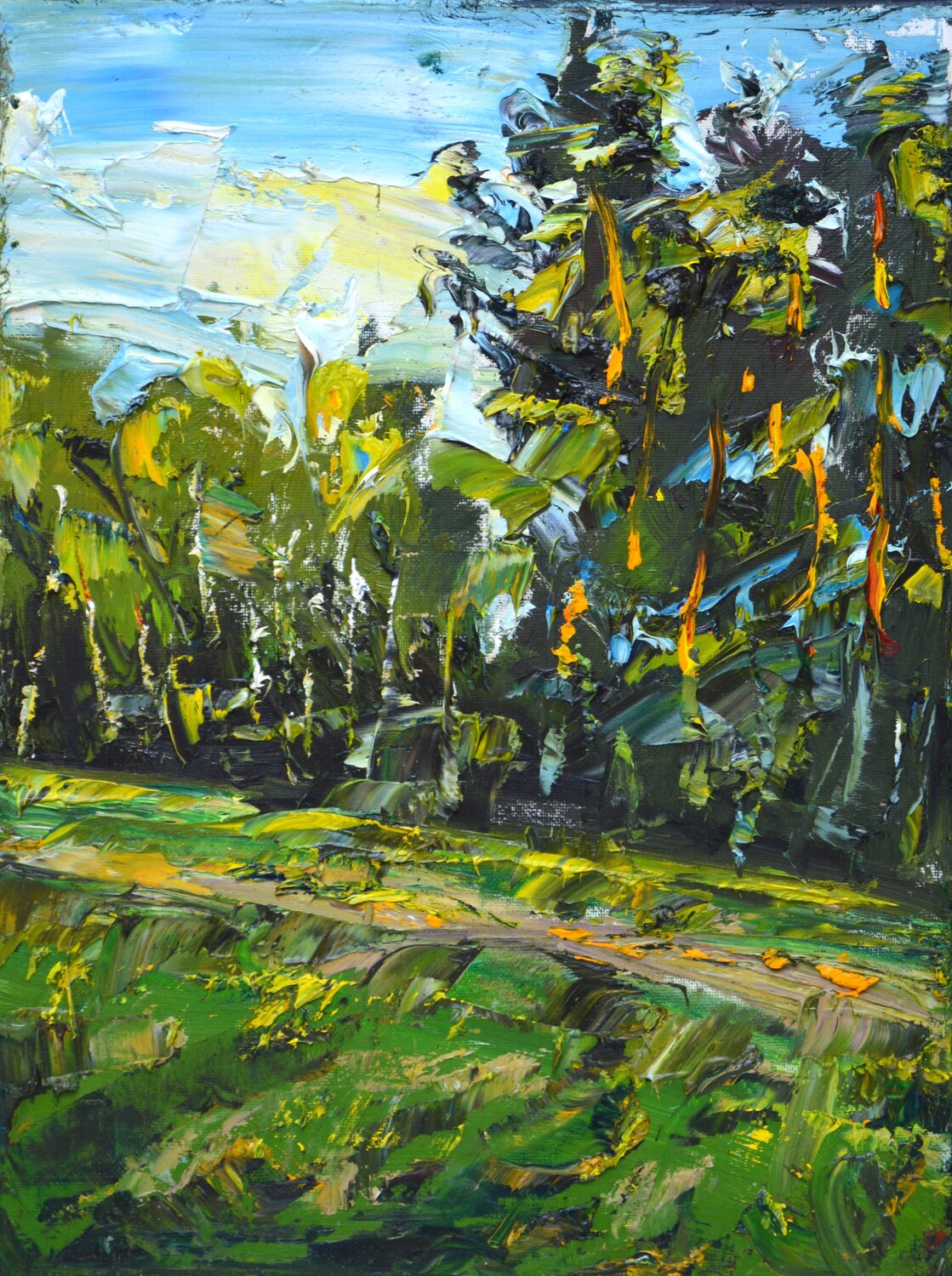 Summer Landscape 20 Iryna Kastsova Original painting for sale
