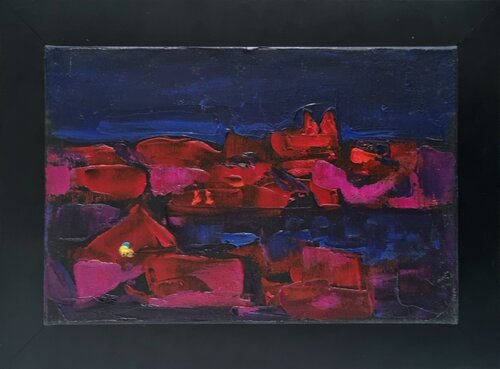 Uzhhorod. Evening by Angelina Gafynets, Painting for Sale on Select