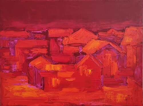 Evening Reverie by Angelina Gafynets, Painting for Sale on Select