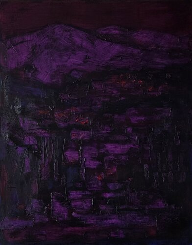 The Carpathians by Angelina Gafynets, Painting for Sale on Select