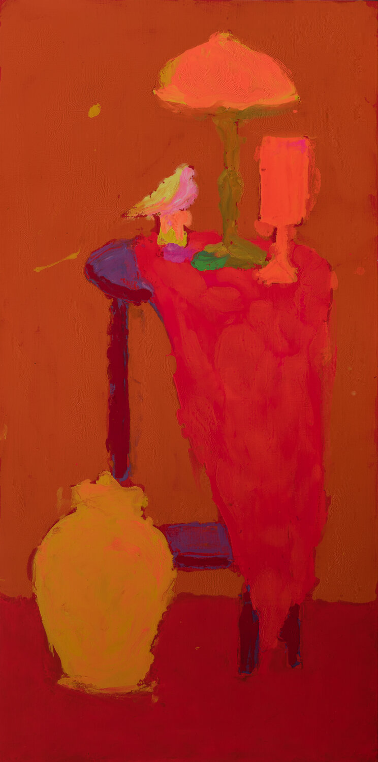 Still Life with a Lamp Angelina Gafynets Original painting for sale