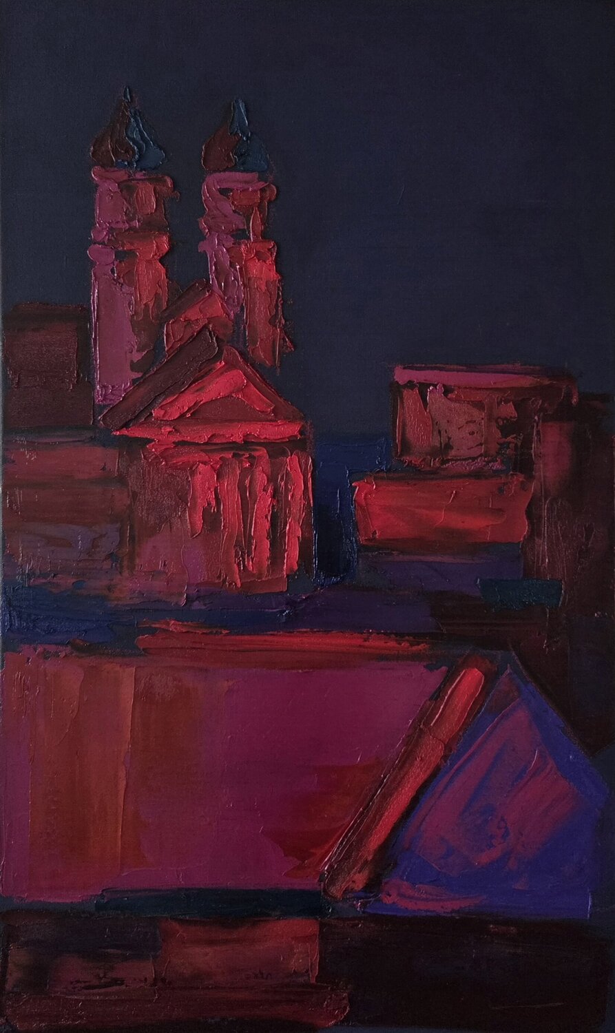 Cathedral Angelina Gafynets Original painting for sale