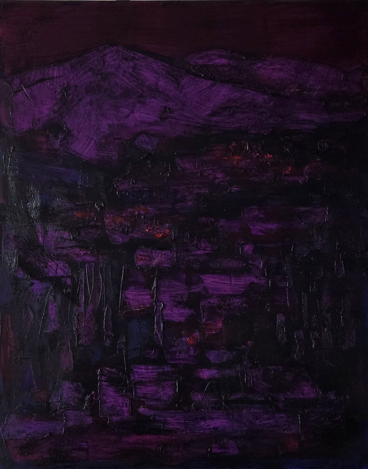 The Carpathians Angelina Gafynets Original painting for sale