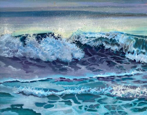 Pura Vida Wave by Dennis Crayon, Painting for Sale on Select