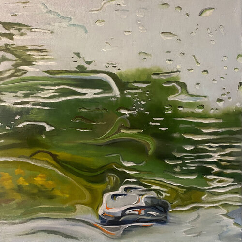 Morning Drive #2 by Dennis Crayon, Painting for Sale on Select