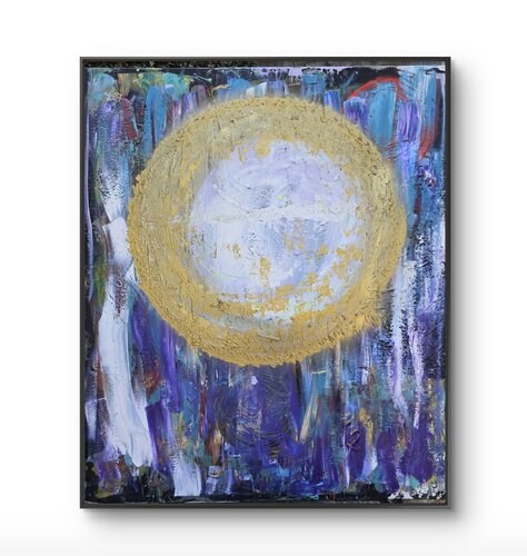 The Moon by Vivian Fusco, Painting for Sale on Select