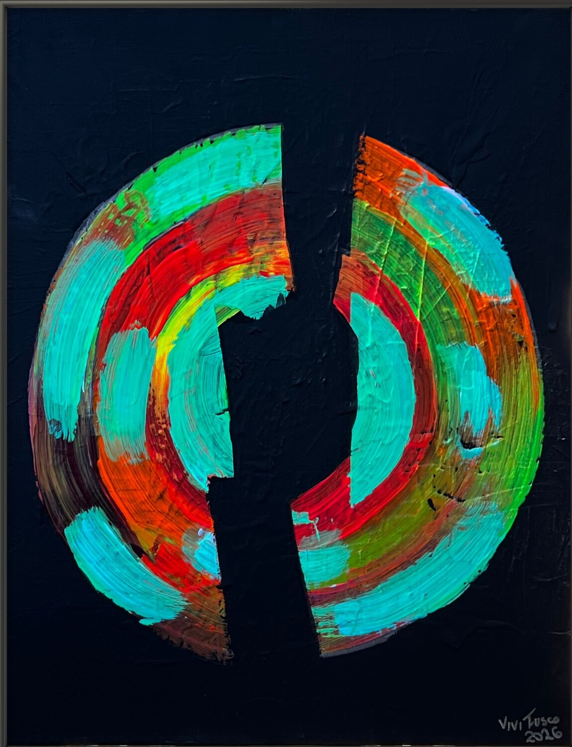 Break Circles Vivian Fusco Original painting for sale
