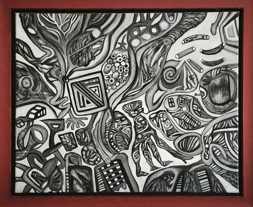 "Organic" by Roberto Costantini, Painting for Sale on Select