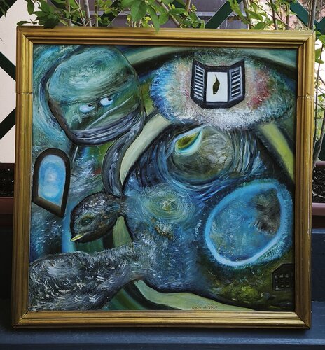 "oppressione e libertà" by Roberto Costantini, Painting for Sale on Select