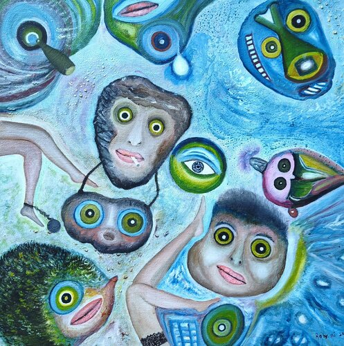 allucination by Roberto Costantini, Painting for Sale on Select