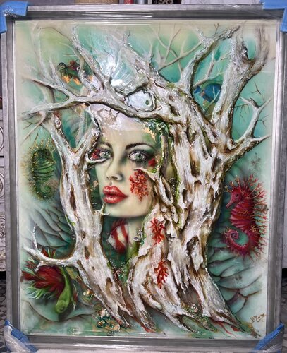 NÉRÉIDE by BRIGITTE BRESSON, Painting for Sale on Select