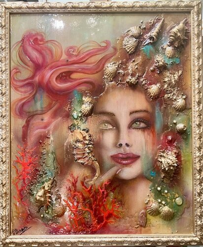 ÉMERVEILLEMENT DANS LES ABYSSES by BRIGITTE BRESSON, Painting for Sale on Select
