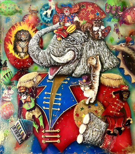 CIRCUS by BRIGITTE BRESSON, Painting for Sale on Select