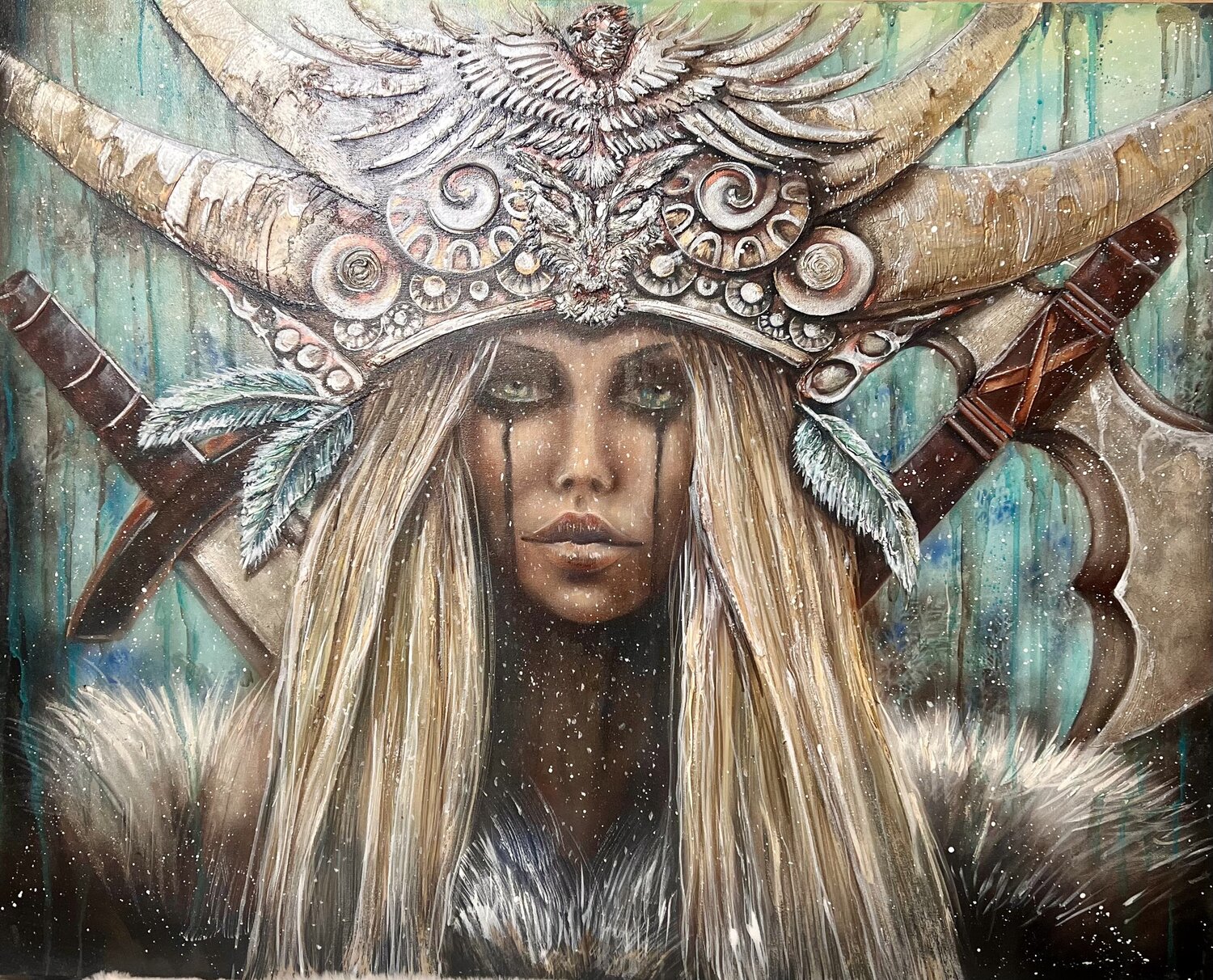 FREYA BRIGITTE BRESSON Original painting for sale