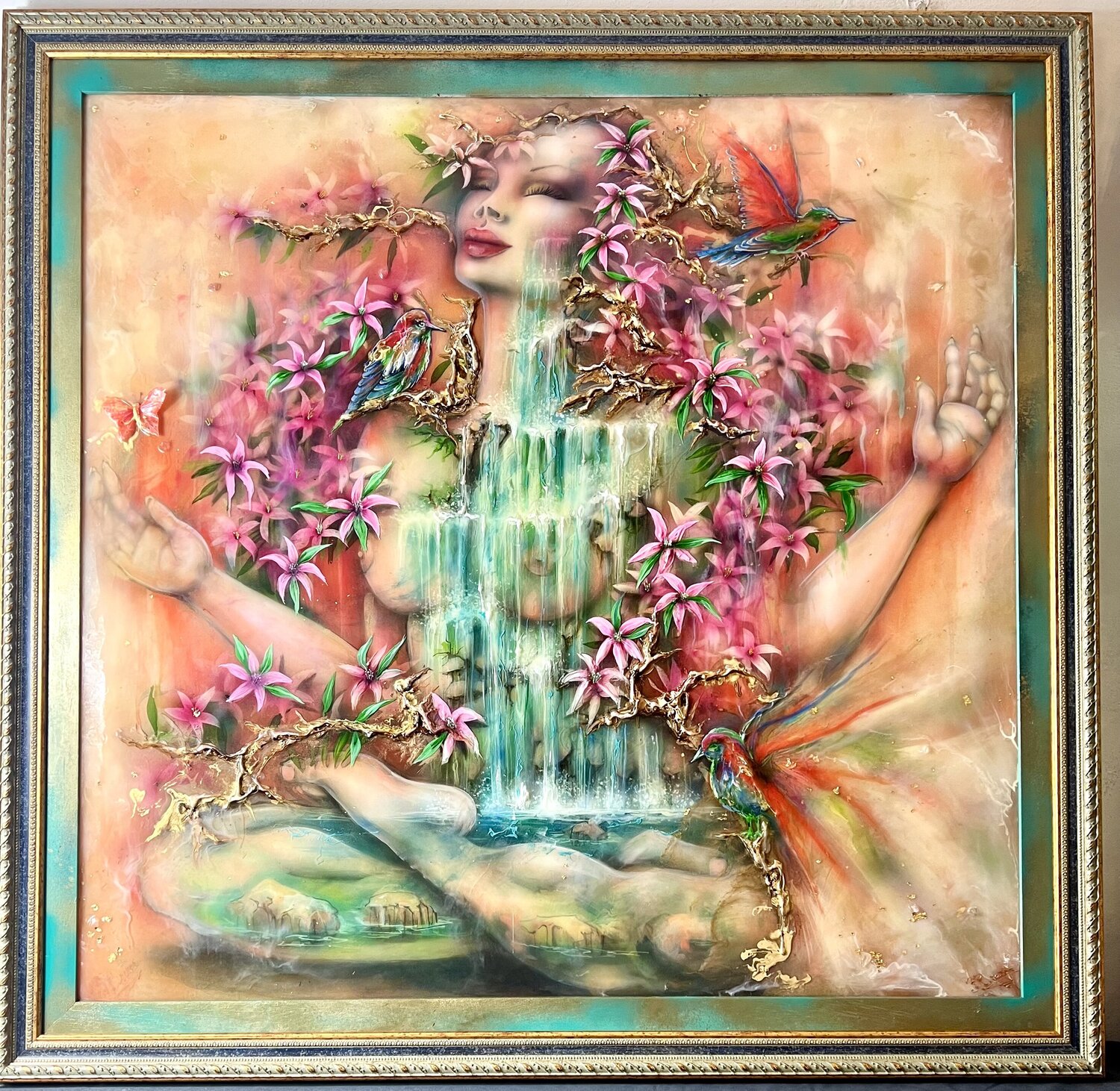 PRANA BRIGITTE BRESSON Original painting for sale