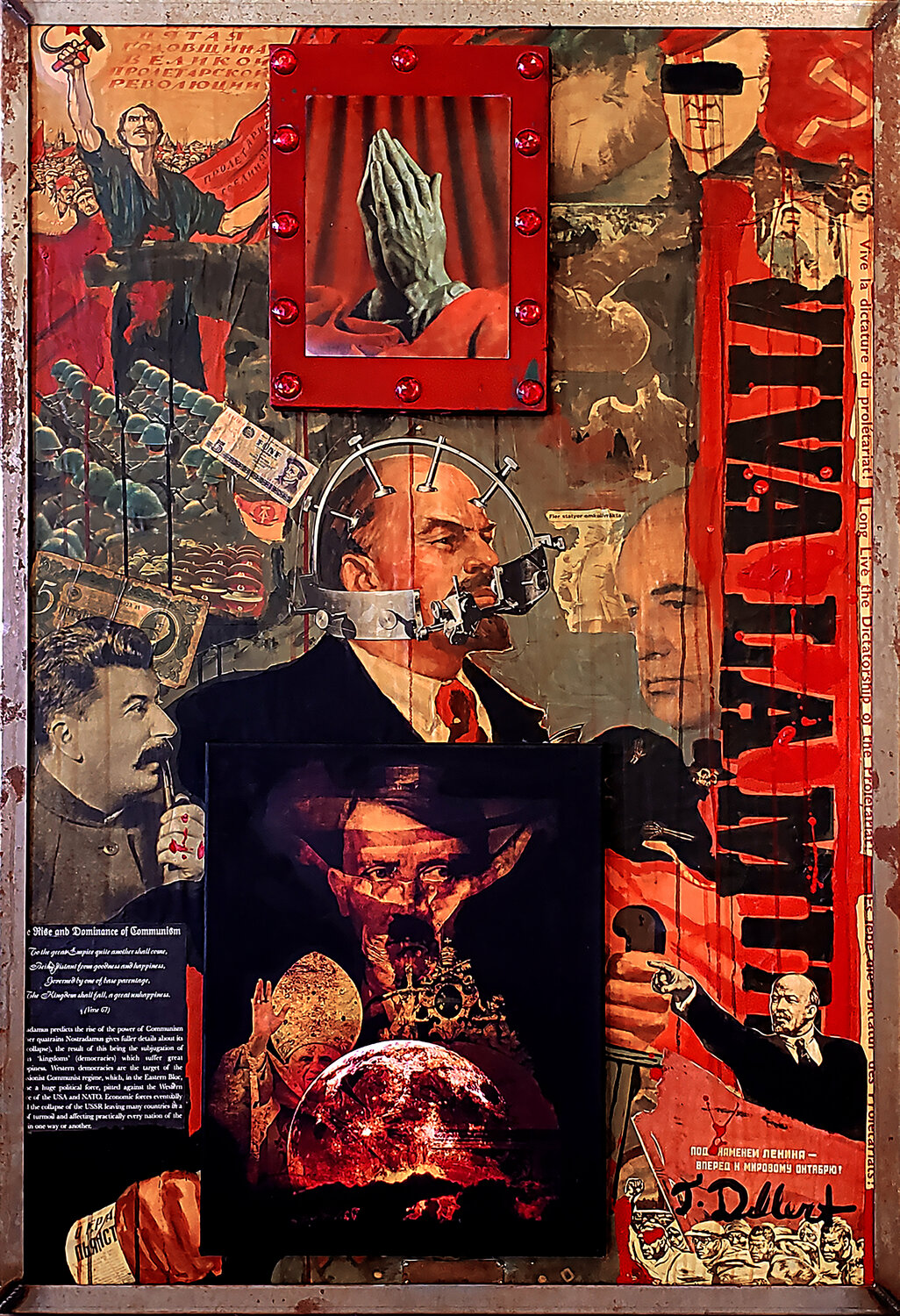 REVOLUTION and EVOLUTION Thomas Dellert Original painting for sale