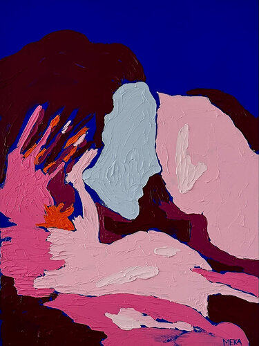Touch I. by Meka Klimekova, Painting for Sale on Select