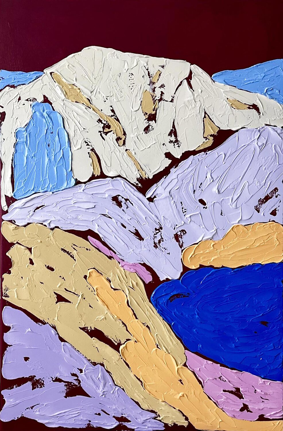 Skalnate pleso Meka Klimekova Original painting for sale
