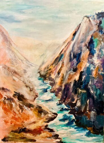 Quiet Divide by Susan Perpich, Painting for Sale on Select