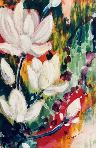 Petal Alchemy by Susan Perpich, Painting for Sale on Select