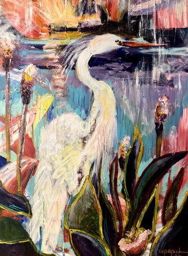 Where the Wild Water Dreams by Susan Perpich, Painting for Sale on Select