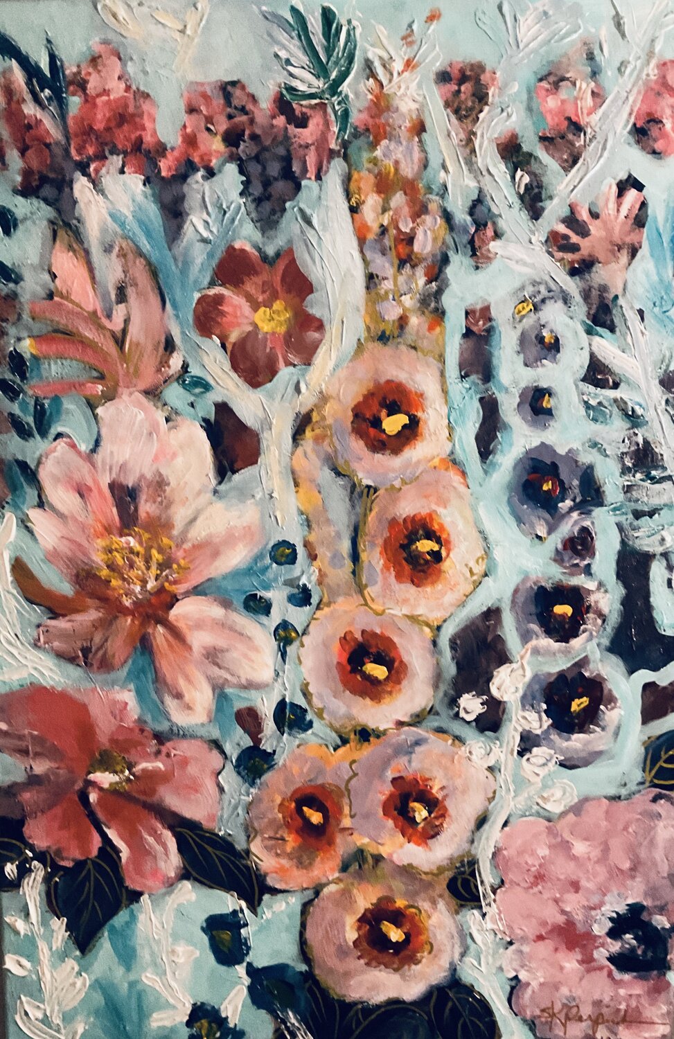 Blooming Rhythm Susan Perpich Original painting for sale