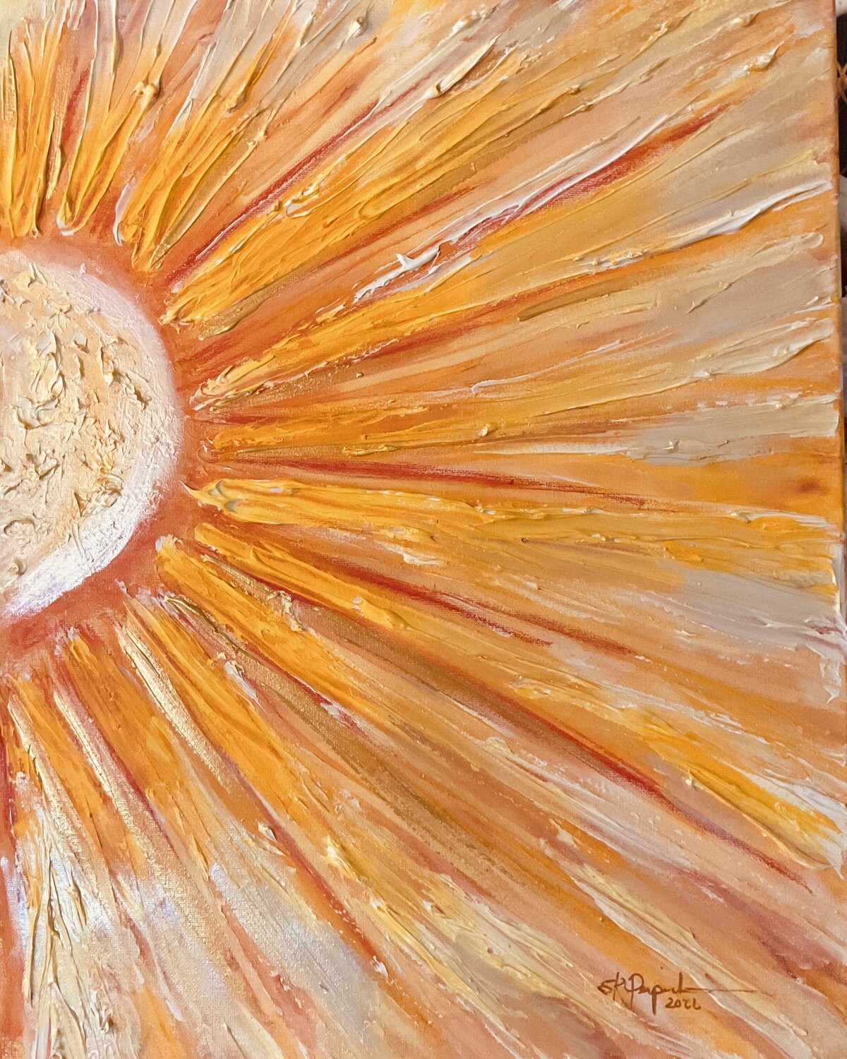 Iridescent Bloom Susan Perpich Original painting for sale