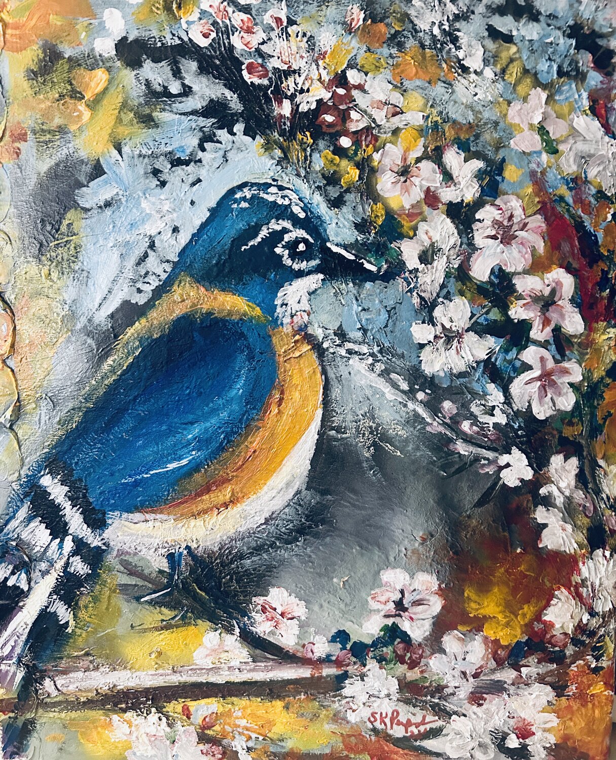 Springtime Serenade Susan Perpich Original painting for sale