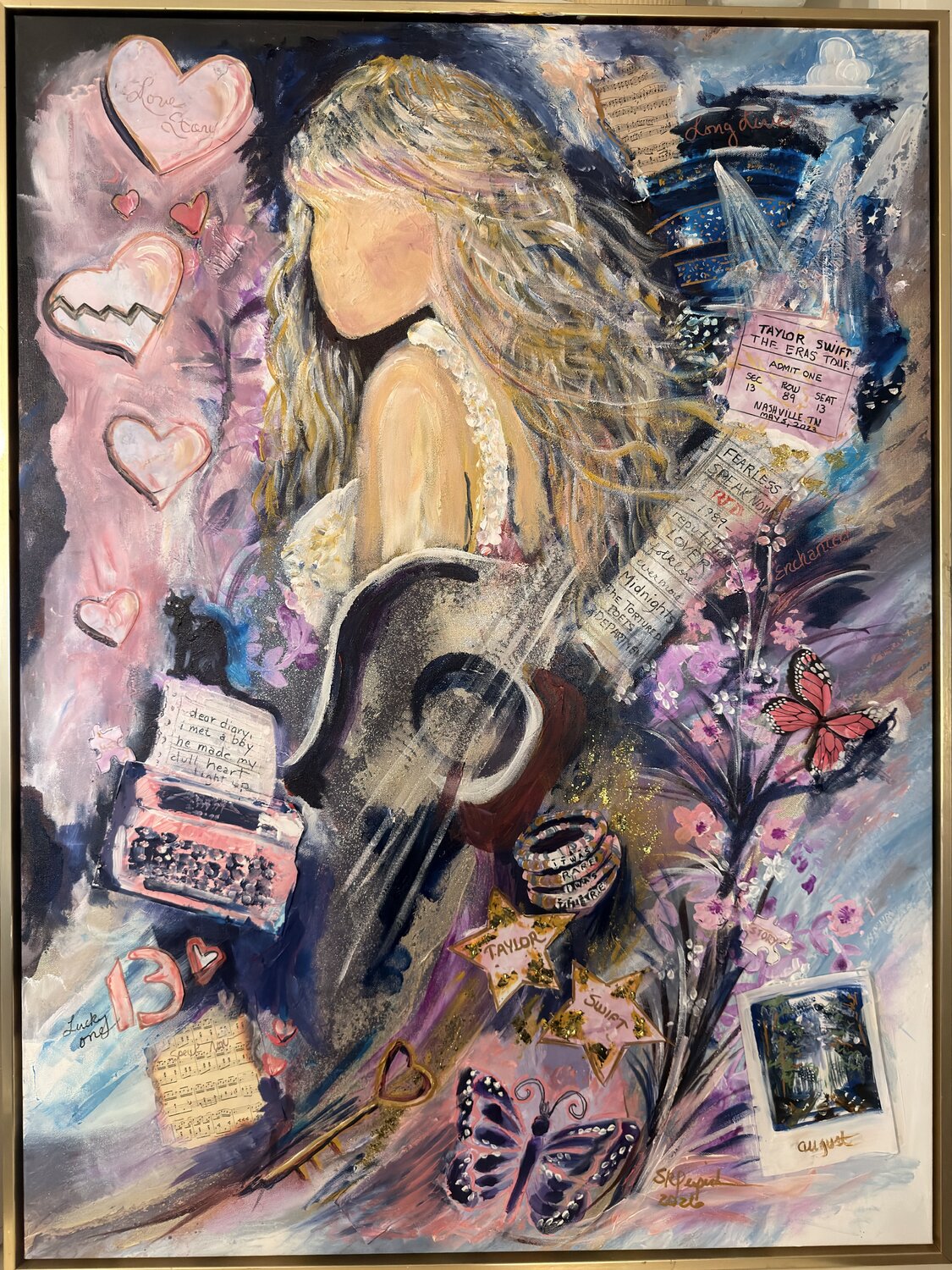 Who is She NOW? Susan Perpich Original painting for sale