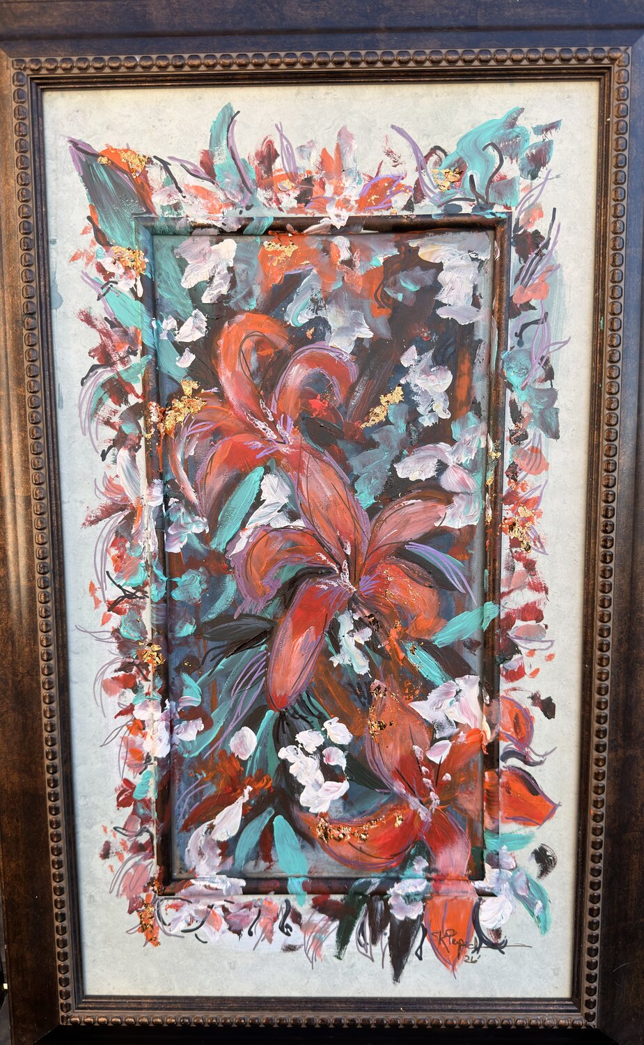 Bloom Beyond the Threshold Susan Perpich Originalgemälde zu verkaufen