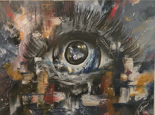 Pulsion inébranlable by La Valkyrie Artiste Peintre, Painting for Sale on Select
