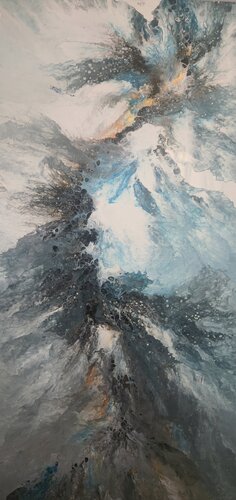 Bercé par le courant by La Valkyrie Artiste Peintre, Painting for Sale on Select