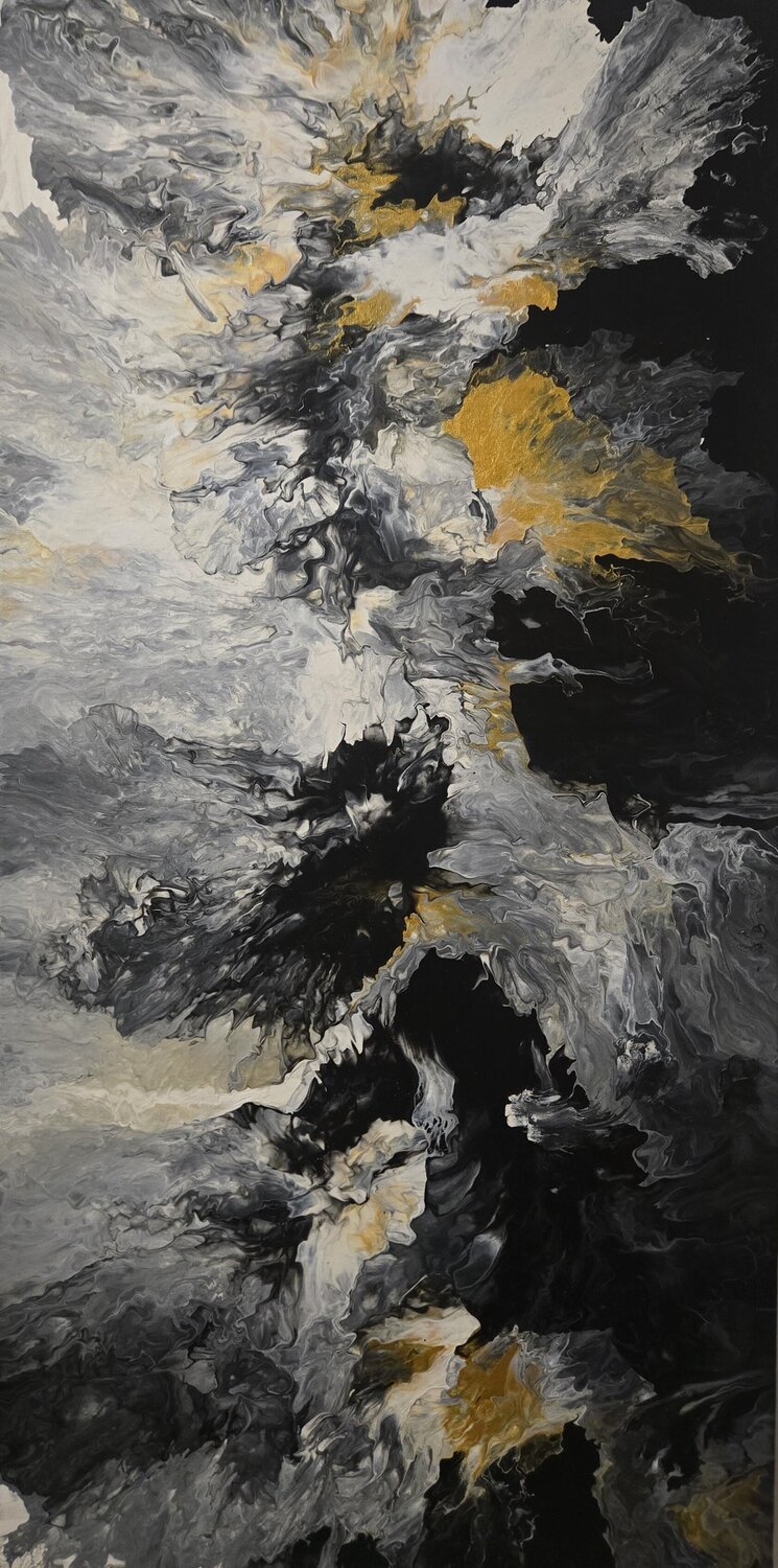 Souffle volcanique La Valkyrie Artiste Peintre Original painting for sale