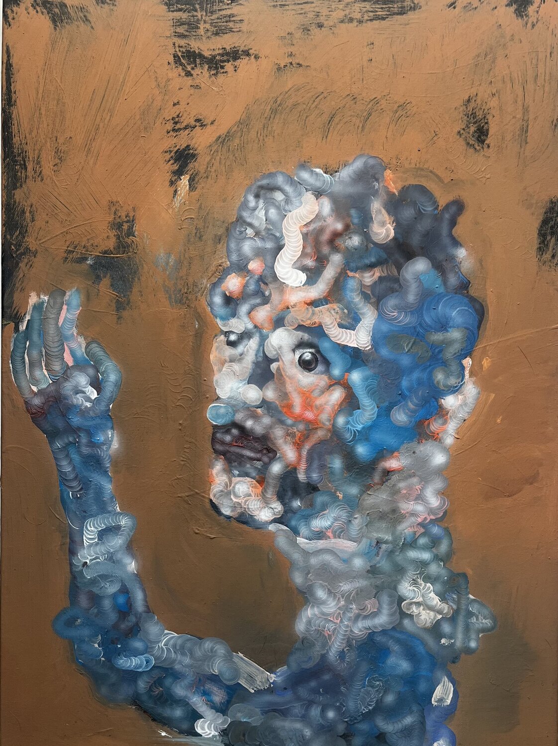 Der Moment vor dem Verschwinden Julian Verweyen Original painting for sale