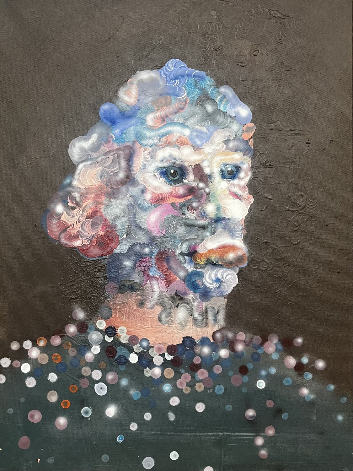 Der letzte Primat Julian Verweyen Original painting for sale