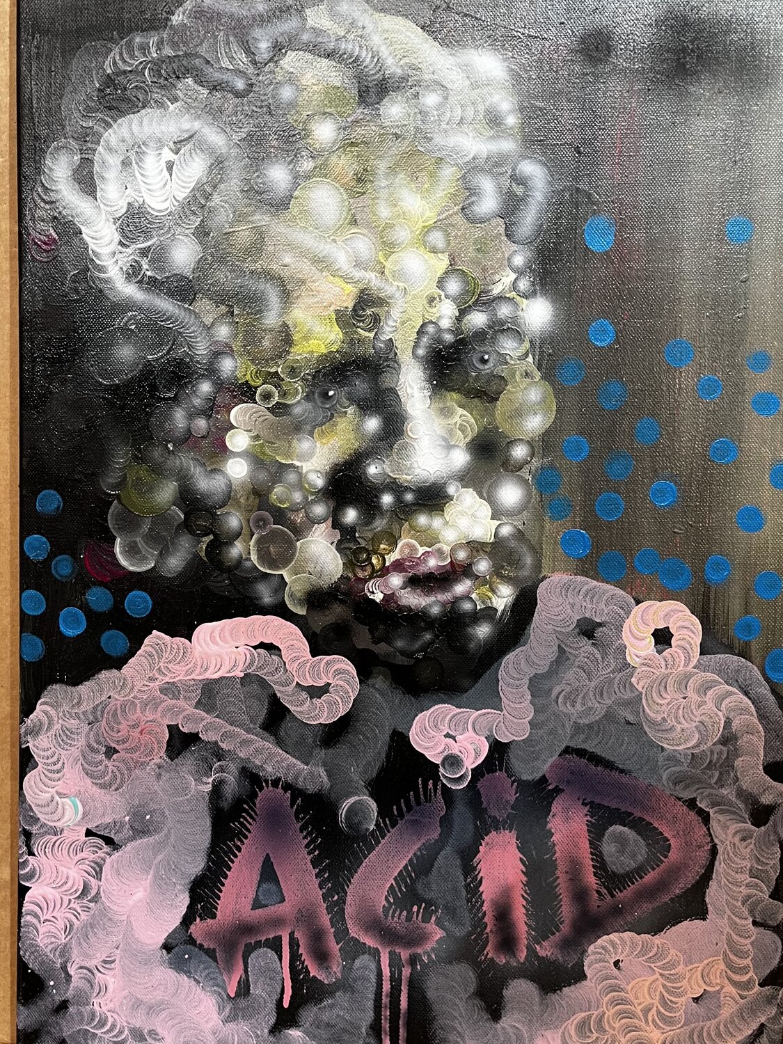 Mister Acid Julian Verweyen Original painting for sale