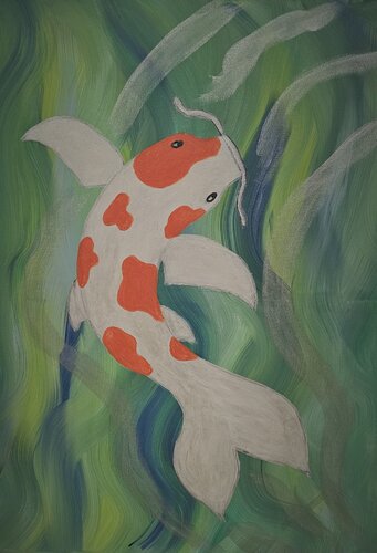 Auksinė žuvelė by EKa, Painting for Sale on Select