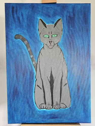 Katinas by EKa, Painting for Sale on Select