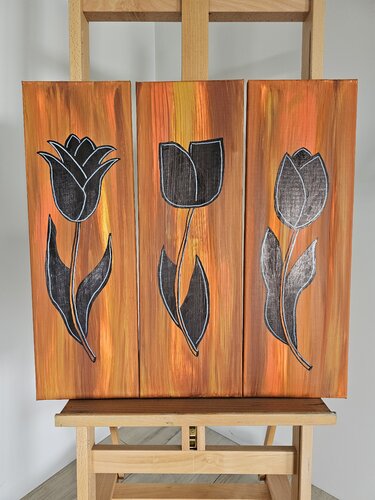 Gėlės by EKa, Painting for Sale on Select