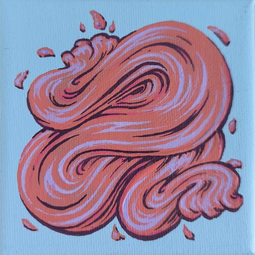 Soft Collision by Leonie Ogroske, Painting for Sale on Select