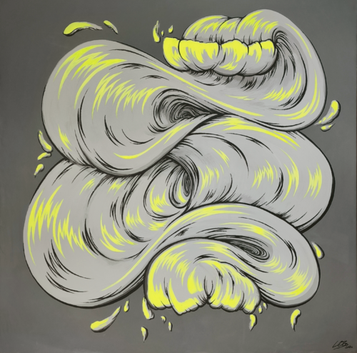 Electric Release by Leonie Ogroske, Painting for Sale on Select