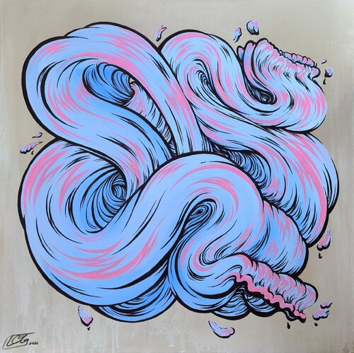 Hold on to let Go by Leonie Ogroske, Painting for Sale on Select