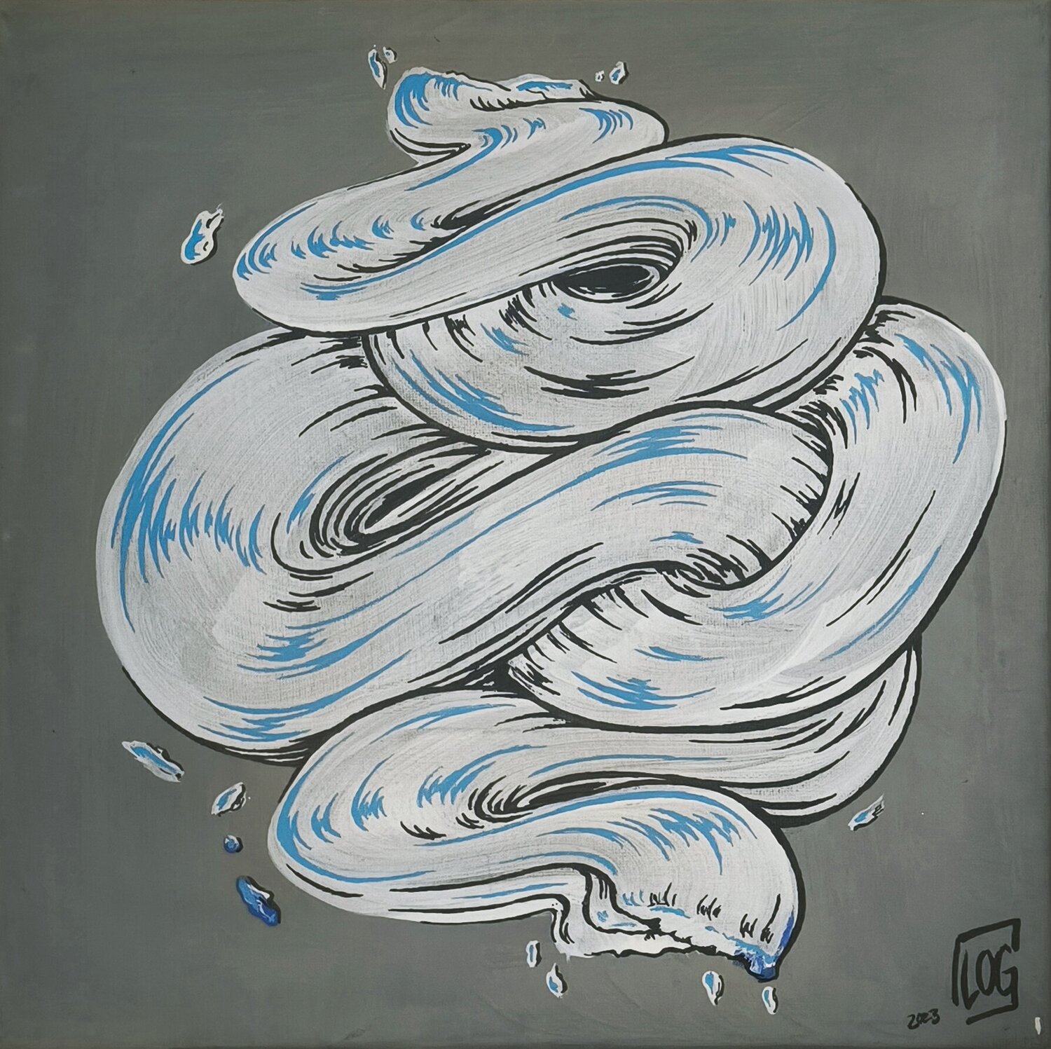 Cold Drift Leonie Ogroske Original painting for sale
