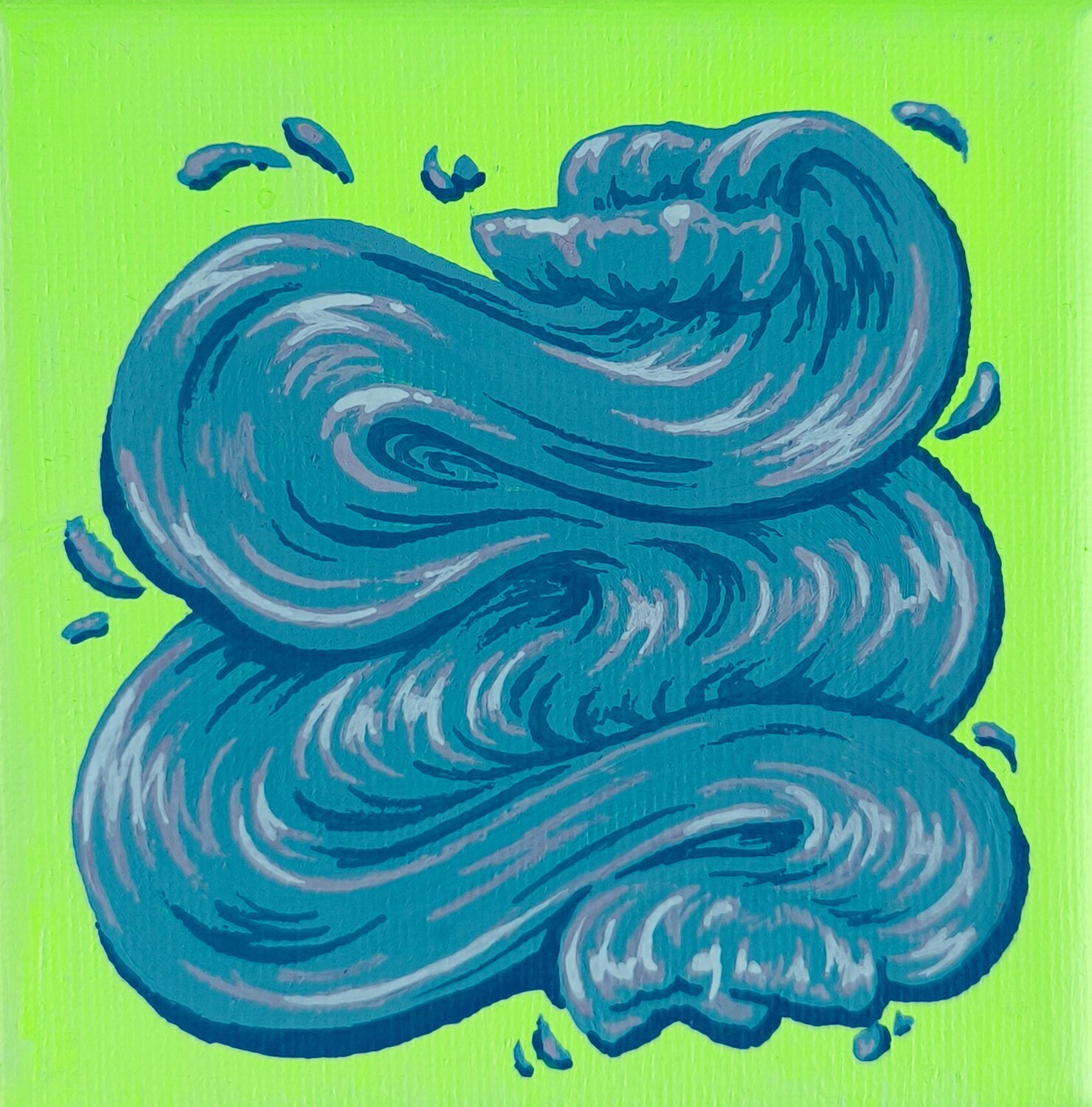 Electric Drift Leonie Ogroske Original painting for sale