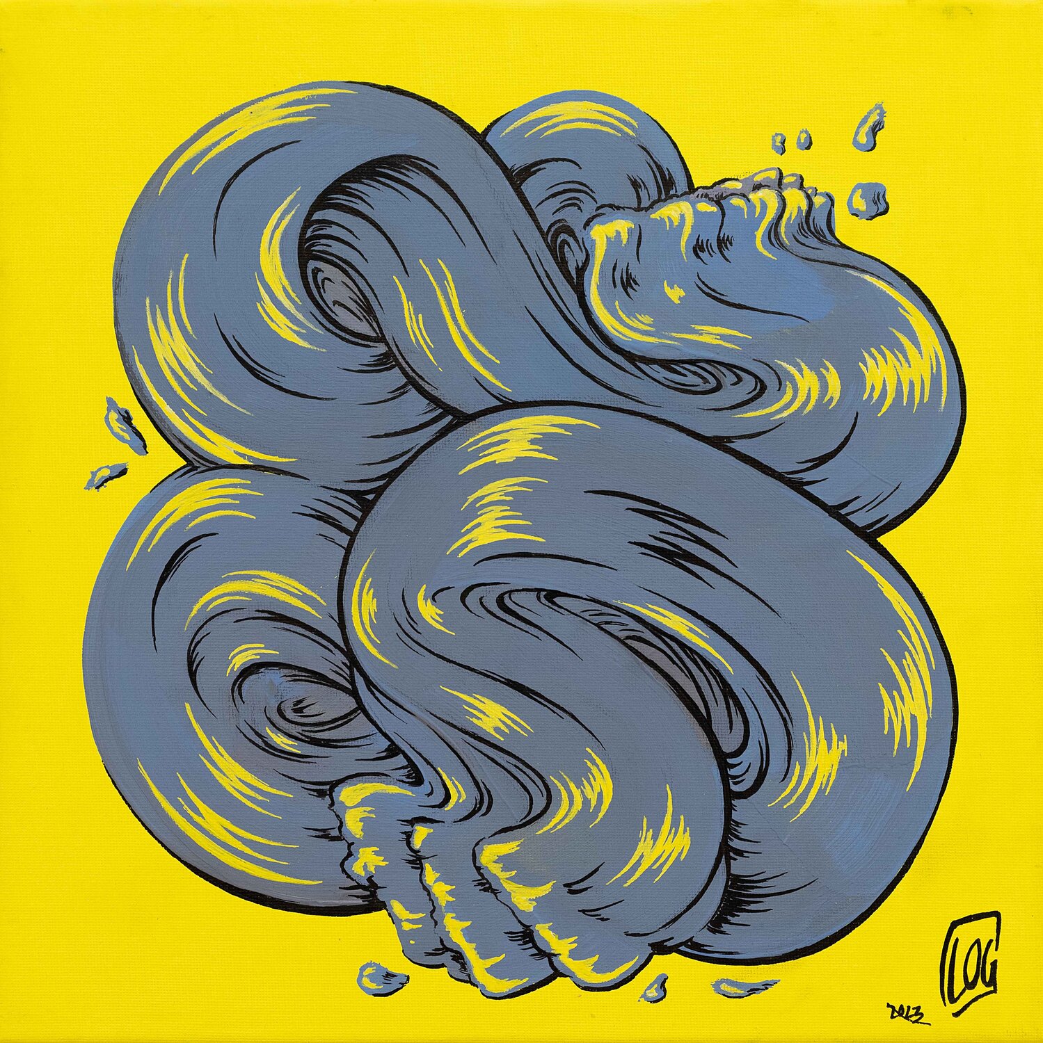 Held Breath Leonie Ogroske Original painting for sale