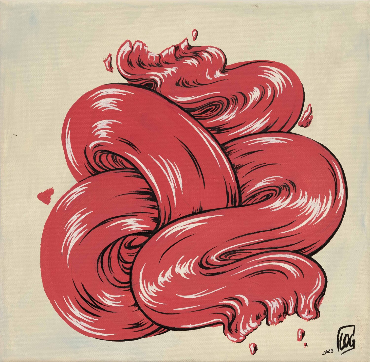 Soft Collapse Leonie Ogroske Original painting for sale