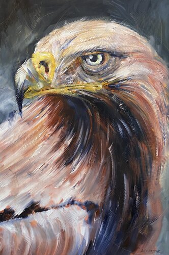 Golden Eagle by Alan Metzger, Painting for Sale on Select