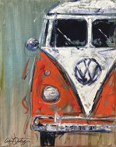 VW Bus by Alan Metzger, Painting for Sale on Select